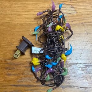 Vintage Multi-Color String Lights Easter